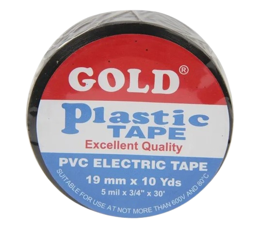 GOLD ELEKTRİK BANDI SİYAH 19MM*10YDS